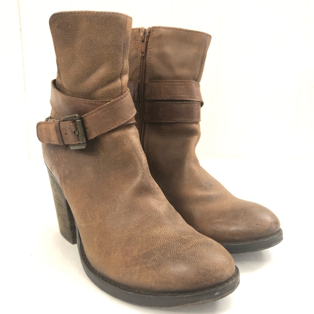 STEVE Madden l Sz 7 l Leather Ankle Boots l REESEA - Picture 5 of 15